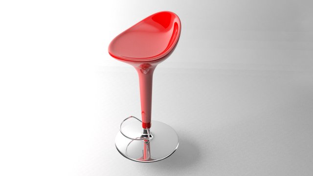 bar chair Modelo 3D .c4d .max .obj .3ds .fbx .stl .blend 
