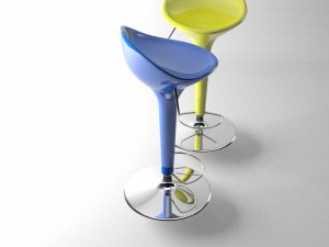 bar chair Modelo 3D