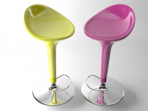 bar chair Modelo 3D