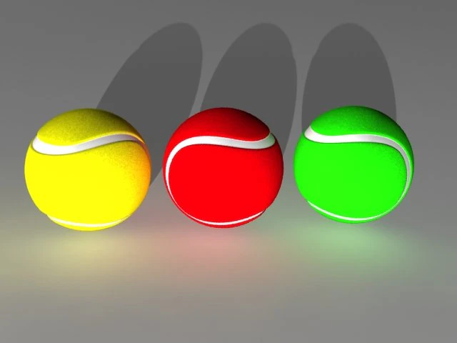 bola de t&ecirc;nis Modelo 3D .c4d .max .obj .3ds .fbx .stl .blend 