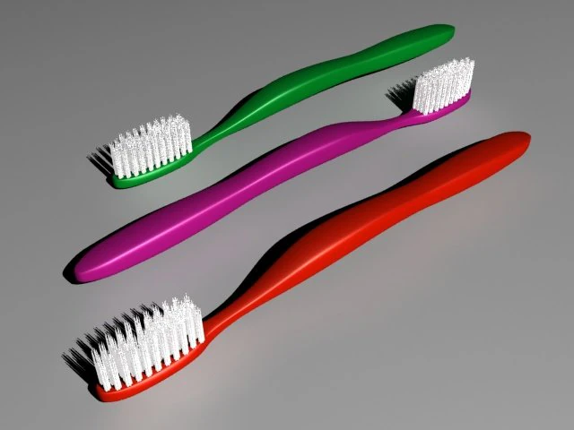 toothbrush 3D Model .c4d .max .obj .3ds .fbx .stl .blend 