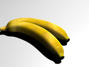 banana Modello 3D