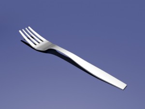 fork spoon 3D 모델