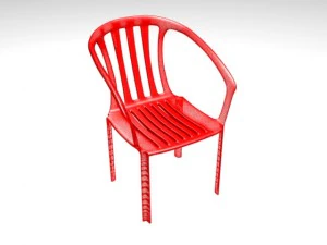 塑料椅子 3D 模型