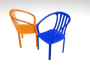 塑料椅子 3D 模型