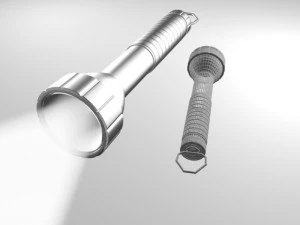 懐中電灯 3Dモデル