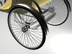 rickshaw 3D Model