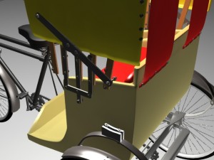 rickshaw 3D Model