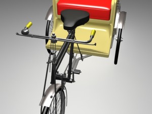 rickshaw 3D Model