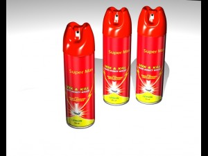 mosquito spray can 3D-Modell