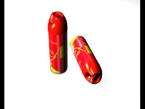mosquito spray can 3D-Modell