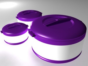 plastic casserole 3D 模型