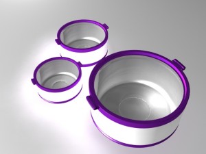 plastic casserole 3D 模型