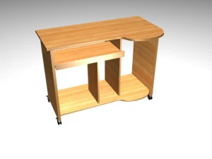 computer table 3D Model