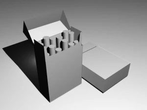 cigarette packet 3D Model