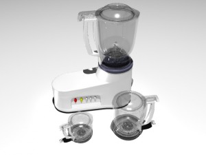 mixer-grinder 3Dモデル