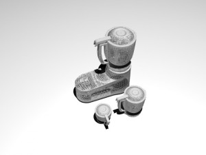 mixer-grinder 3Dモデル