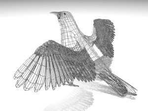 crow Modelo 3D
