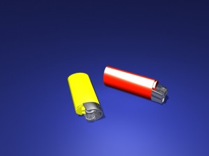 bic lighter Modelo 3D
