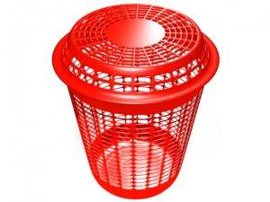 plastic laundry basket 3D Model