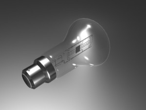 philips bulb Modelo 3D