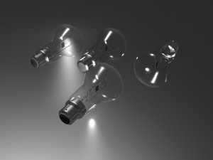 philips bulb 3D 模型