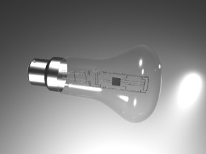 philips bulb 3D 模型