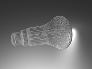 philips bulb 3D 模型