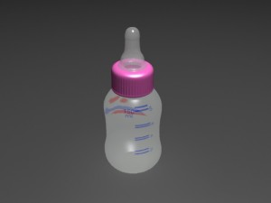 baby bottle Modelo 3D