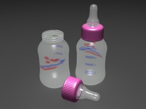 baby bottle Modelo 3D