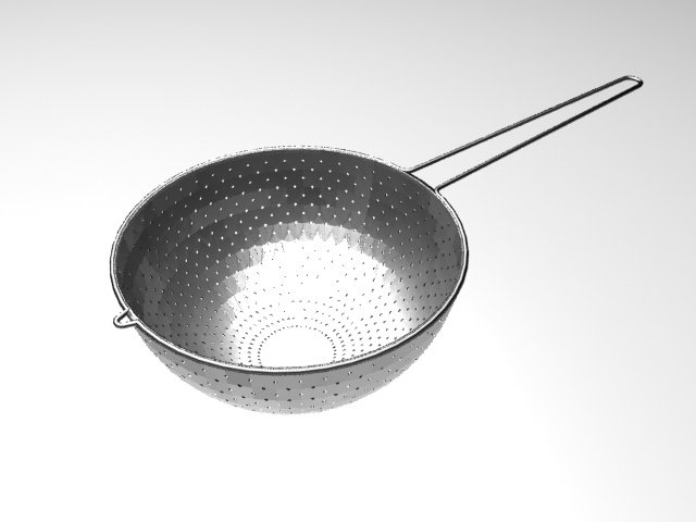 strainer 3D 모델 .c4d .max .obj .3ds .fbx .stl .blend 