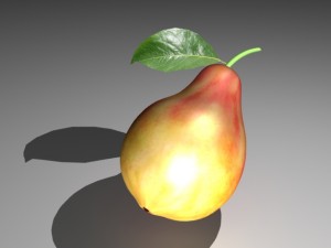 pear 3D Model