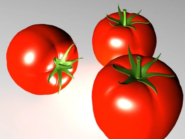 tomato 3D Model .c4d .max .obj .3ds .fbx .stl .blend 