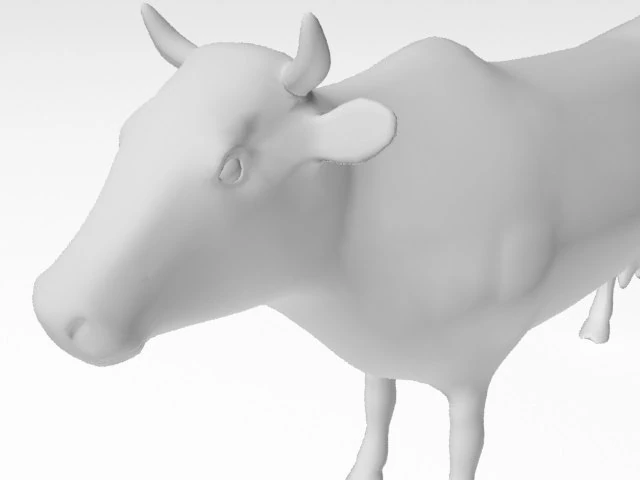 vaca Modelo 3D .c4d .max .obj .3ds .fbx .stl .blend