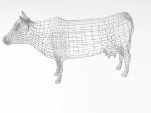 vaca Modelo 3D