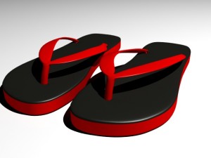 sandal Modello 3D