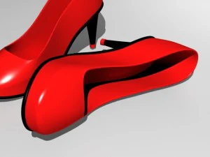 ladies shoe 3D Model
