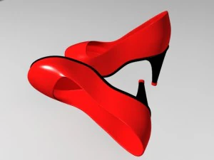 ladies shoe 3D Model