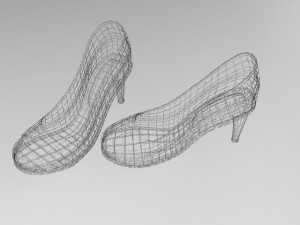 ladies shoe 3D 模型