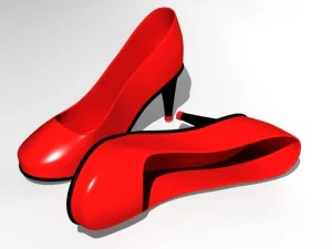 ladies shoe 3D Model