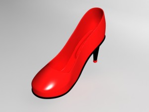ladies shoe 3D 模型