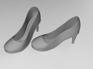 ladies shoe 3D 模型