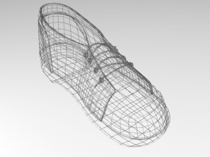 man shoe 3D Модель