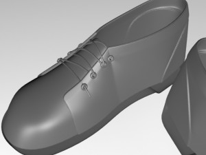 man shoe 3D Модель