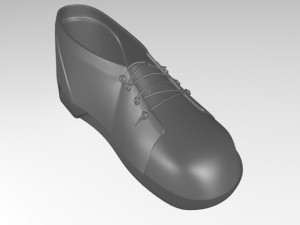 man shoe 3D Модель