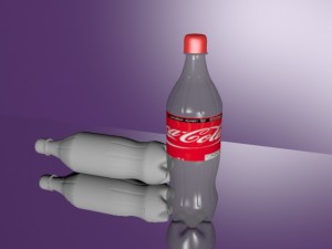 coca cola bottle 3D-Modell