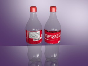 coca cola bottle 3D-Modell