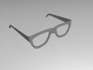 eyeglass 3D 모델