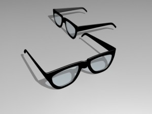 eyeglass 3D 모델