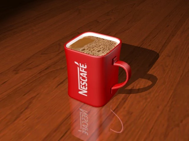 nescafe coffee 3D Model .c4d .max .obj .3ds .fbx .stl .blend 